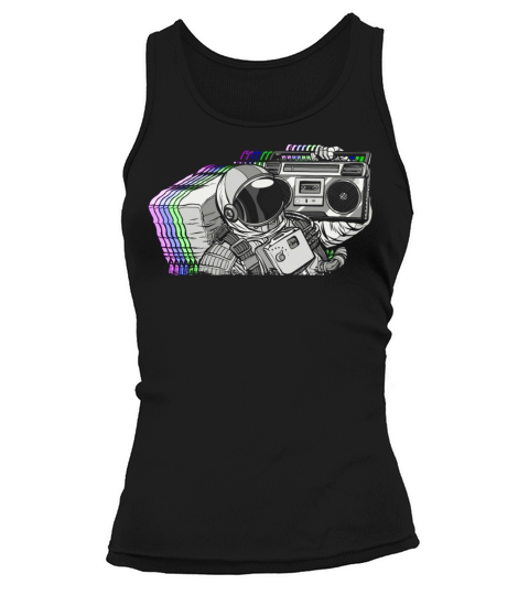 Vintage Astronaut Boom Box Tank top Woman