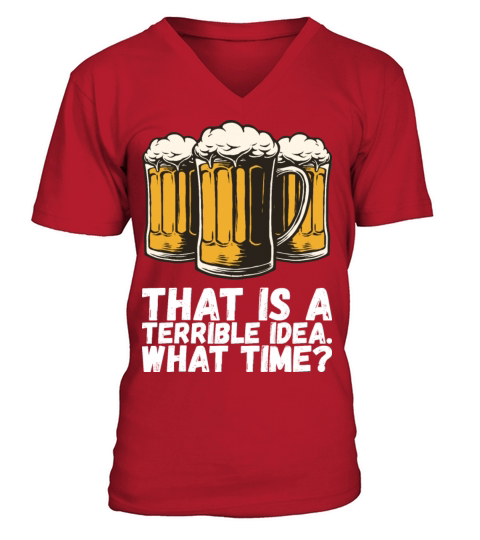 Beer Fraternity Gift V-Neck T-shirt