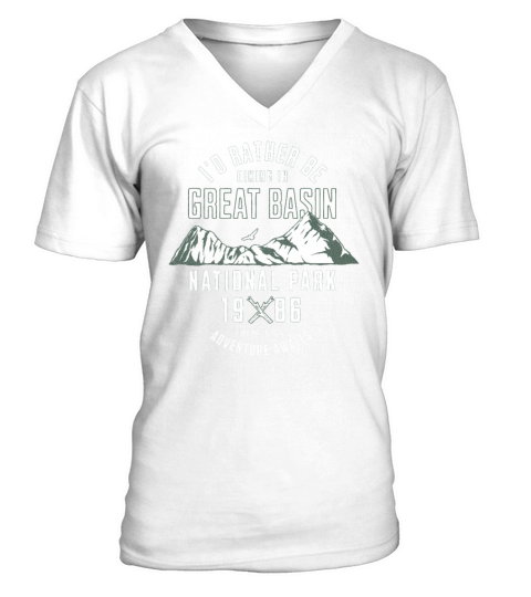 Hiking in Great Basin National Park V-Neck T-shirt