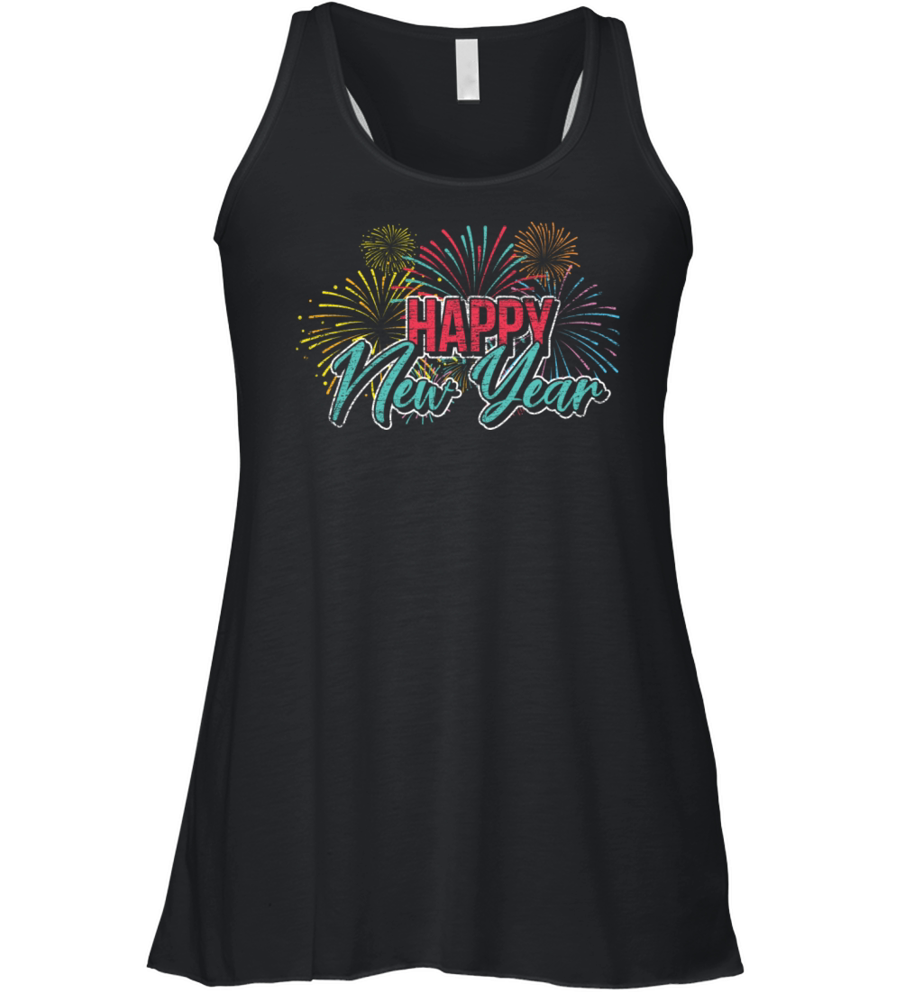 Happy New Year Women's Flowy Tank Top