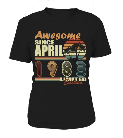 April 1983 vintage birthday Women's T-Shirt