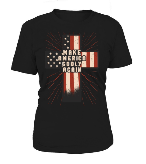 Make America Godly Again Christianity Symbol Women's T-Shirt