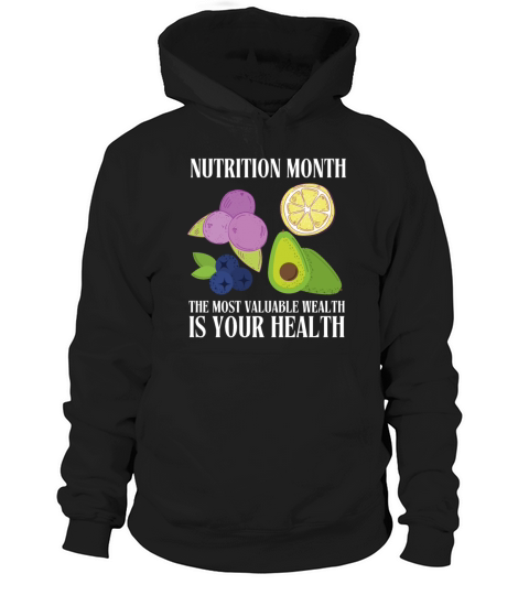Holistic Nutritionist National Nutrition Month Hoodie Unisex