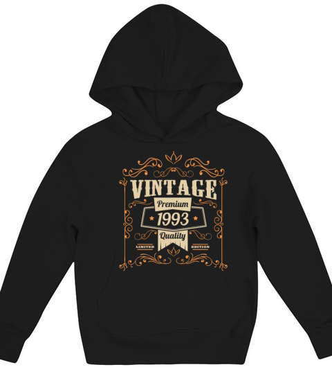 1993 Birthday 30th Birthday Vintage Sayings Kids Hoodie
