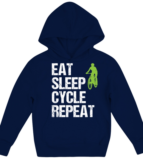 Cyclist Quote Mountain Biker Gift Women Kids Hoodie