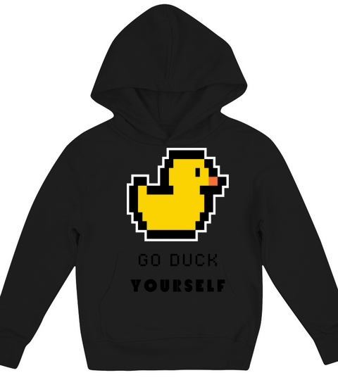 Go duck yourself Kids Hoodie