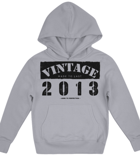 Vintage Classic 2013 10th Birthday - 10 Years Old Kids Hoodie