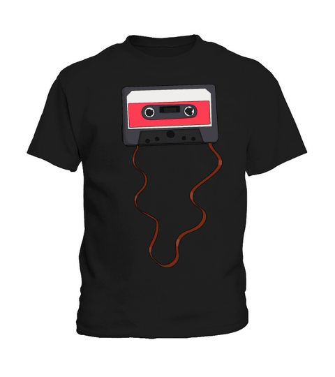 Unwound Cassette Tape Mixtape Retro Vintage Kids T-Shirt