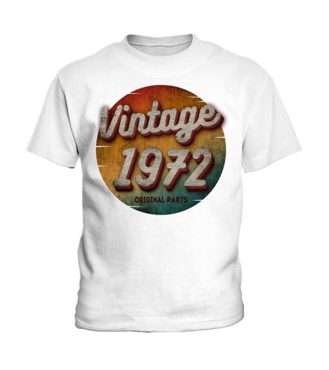 VINTAGE 1972 ORIGINAL PARTS Kids T-Shirt