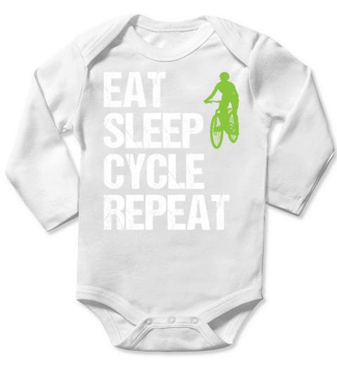 Cyclist Quote Mountain Biker Gift Women Long Sleeve Baby One-Piece