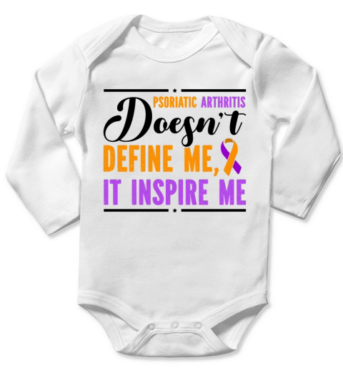 Psoriatic Arthritis Doesnt Define Me It Inspire Long Sleeve Baby One-Piece