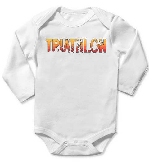 Triathlon Swimming Sprinting Cycling Competition Long Sleeve Baby One-Piece