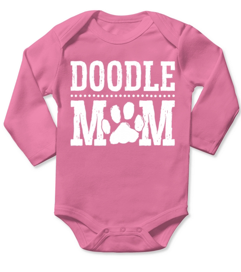 Womens Doodle Mama Labradoodle Goldendoodle Long Sleeve Baby One-Piece