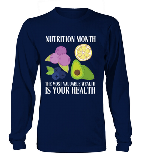 Holistic Nutritionist National Nutrition Month Long sleeved Unisex