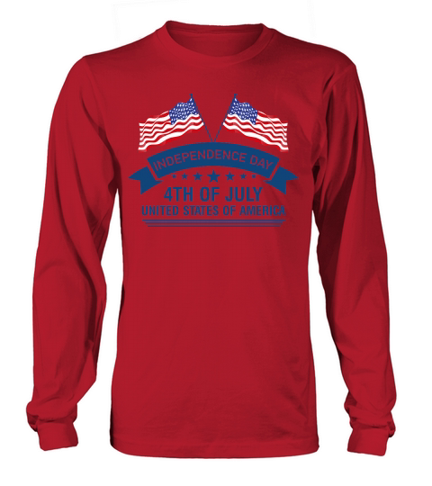 Independence Day 4th Of July United States Of America Long sleeved Unisex
