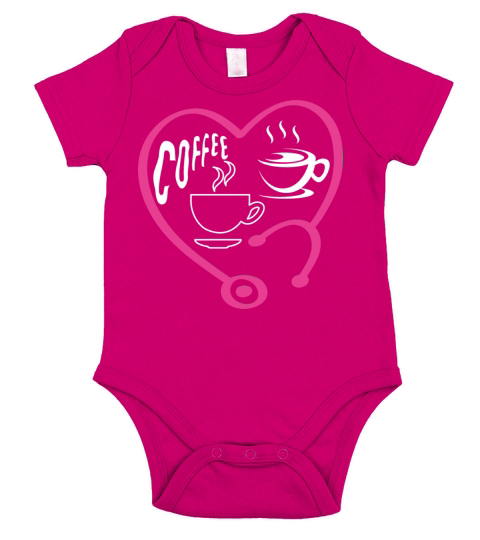 Coffee Scrubs And Rubber Gloves T-shirt classique Short Sleeve Baby One-Piece