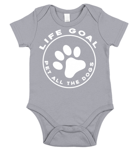 Life Goal Pet All The Dogs Classic T-Shirt Short Sleeve Baby One-Piece