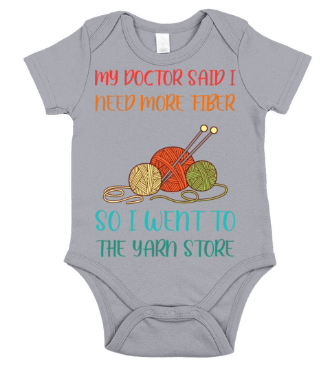 MY DOCTOR SAID I NEED MORE FIBER Short Sleeve Baby One-Piece