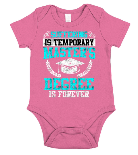 Suffering short the master for life masters degree Short Sleeve Baby One-Piece