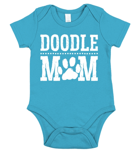 Womens Doodle Mama Labradoodle Goldendoodle Short Sleeve Baby One-Piece