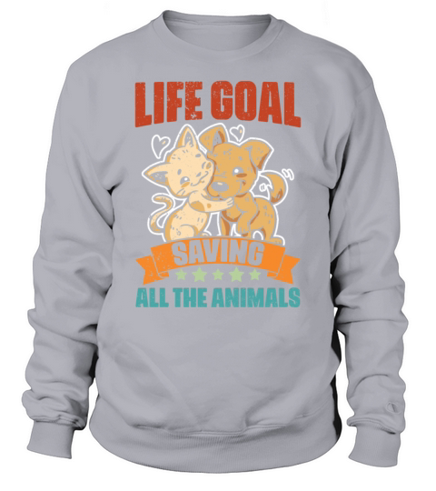 Vintage Veterinarian Life Goal For A Vet Med Sweatshirt Unisex