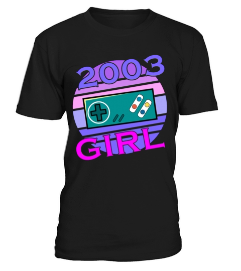 Gamer Girl 20th Birthday April Vintage 2003 T-Shirt Unisex