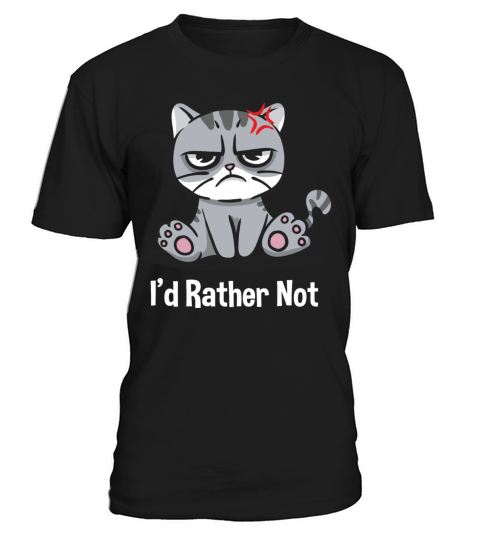 Id Rather Not Funny Introvert Humor Antisocial Sar T-Shirt Unisex