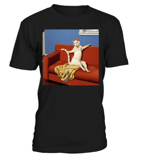 Seductive Cat on a Vintage Couch - Renaissance T-Shirt Unisex