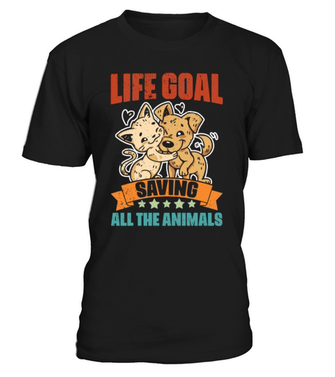 Vintage Veterinarian Life Goal For A Vet Med T-Shirt Unisex