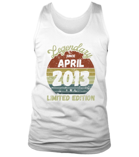 April 2013 - Vintage Birthday Present Tank Top Unisex