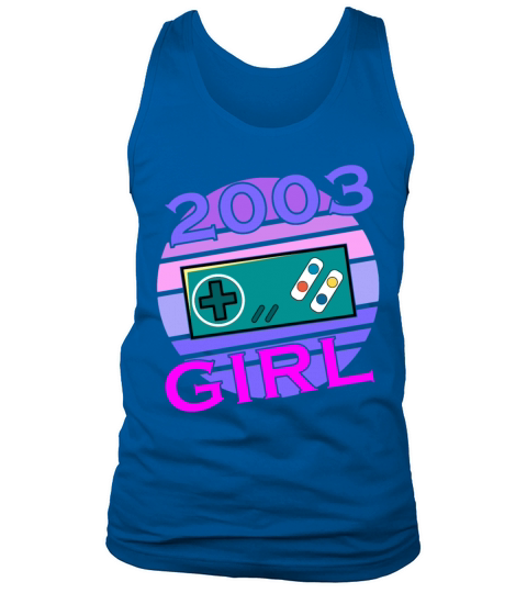 Gamer Girl 20th Birthday April Vintage 2003 Tank Top Unisex