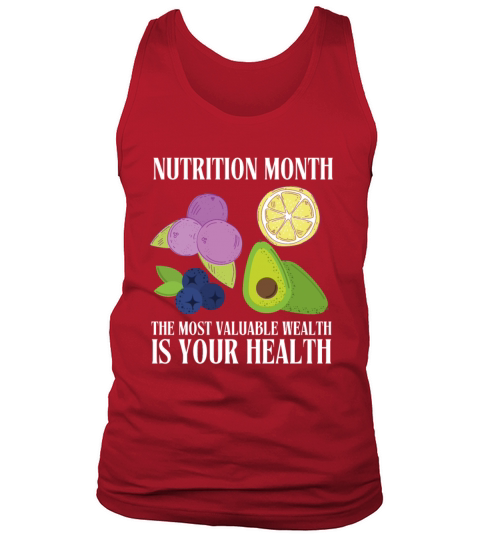 Holistic Nutritionist National Nutrition Month Tank Top Unisex