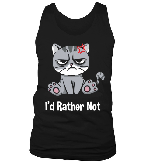 Id Rather Not Funny Introvert Humor Antisocial Sar Tank Top Unisex