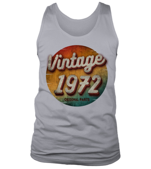 VINTAGE 1972 ORIGINAL PARTS Tank Top Unisex