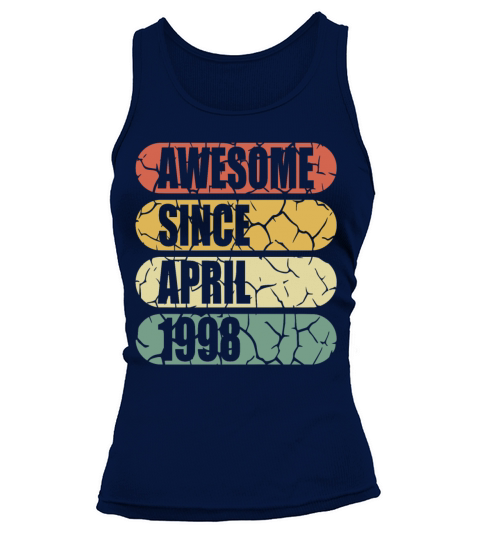 25th birthday April vintage 1998 vintage Tank top Woman