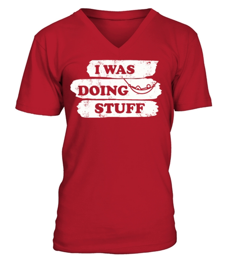 I was doing stuff vintage V-Neck T-shirt