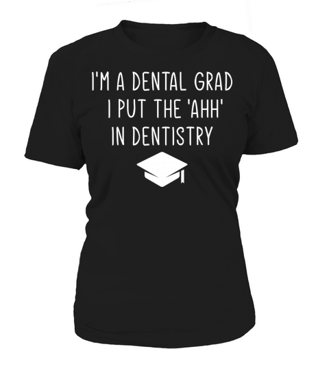DDS Funny Dentist Dental Student Humor Graduation Women's T-Shirt