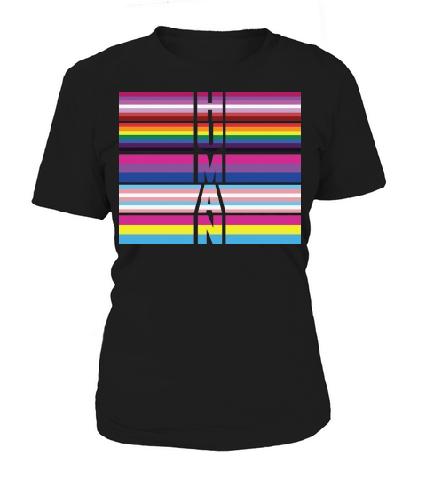 Human LGBTQ Flags Women's T-Shirt