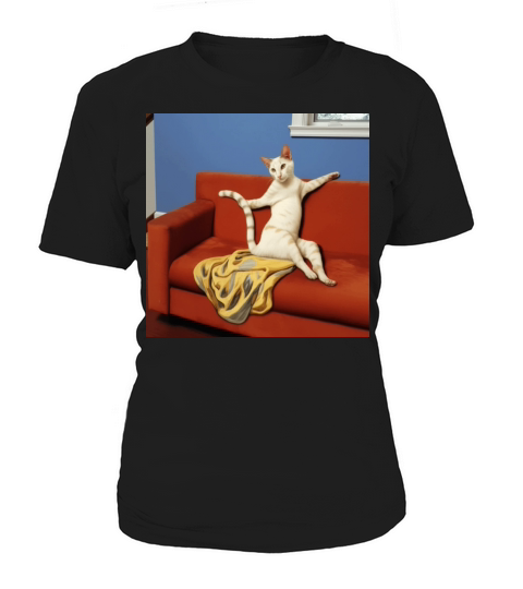 Seductive Cat on a Vintage Couch - Renaissance Women's T-Shirt