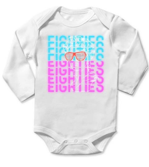 Fluorescent Colors Music Costume Party Long Sleeve Baby One-Piece