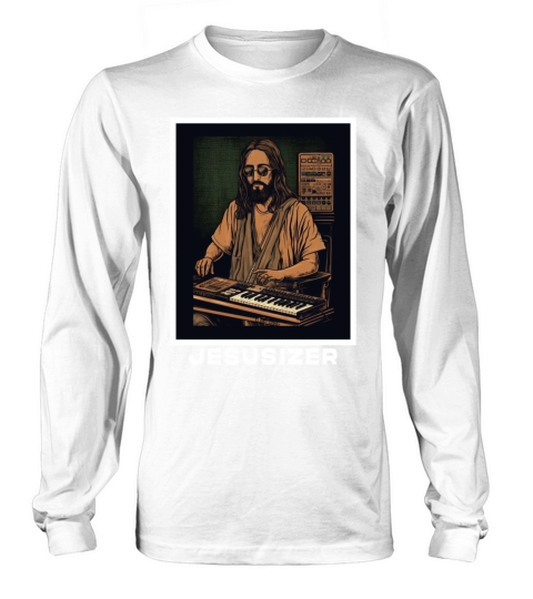 Jesusizer Vintage Jesus Synthesizer Analog Synth Long sleeved Unisex