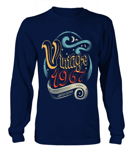 Vintage retro 1967 51st Birthday 51 Years Old 51 Long sleeved Unisex