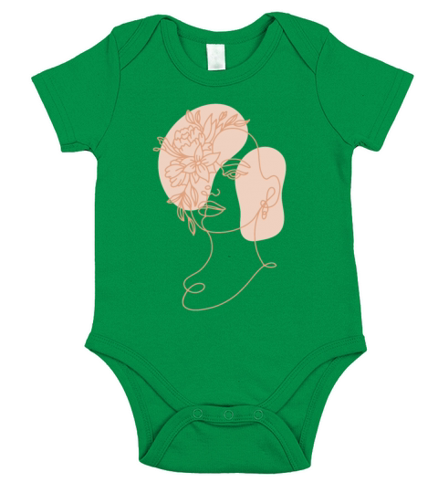 Lineart Gardener Horticulture Ideas Professional Short Sleeve Baby One-Piece