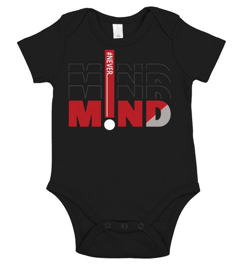 Never Mind Short Sleeve Baby One-Piece