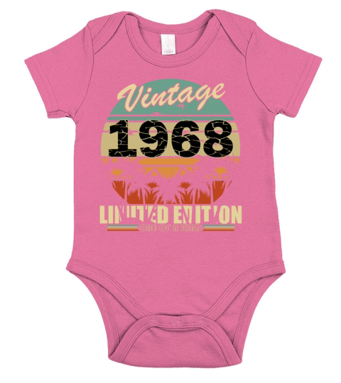 Vintage 1968 Short Sleeve Baby One-Piece