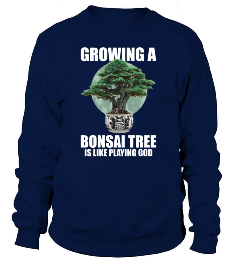 Bonsai Japan Silhouette Gardener Gardening Lover Sweatshirt Unisex