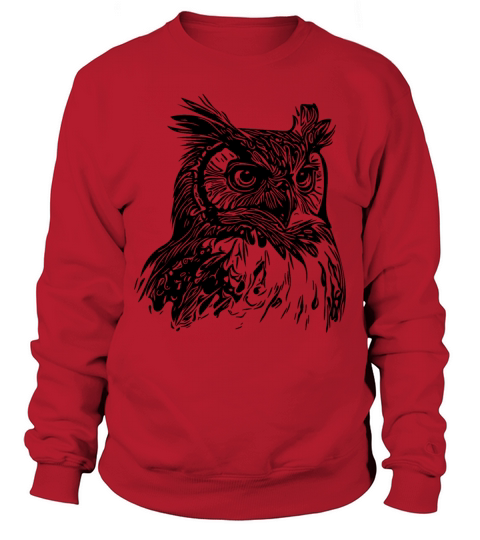 Elegant Vintage Forest Owl Sweatshirt Unisex
