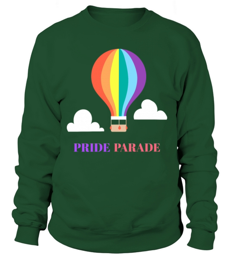Pride parade with hot air balloon apparel Sweatshirt Unisex