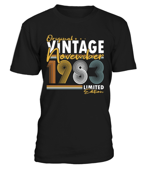 40th birthday november 1983 original 1983 T-Shirt Unisex