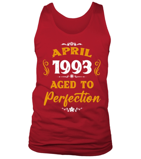 April 1993 Vintage Birthday Present Tank Top Unisex